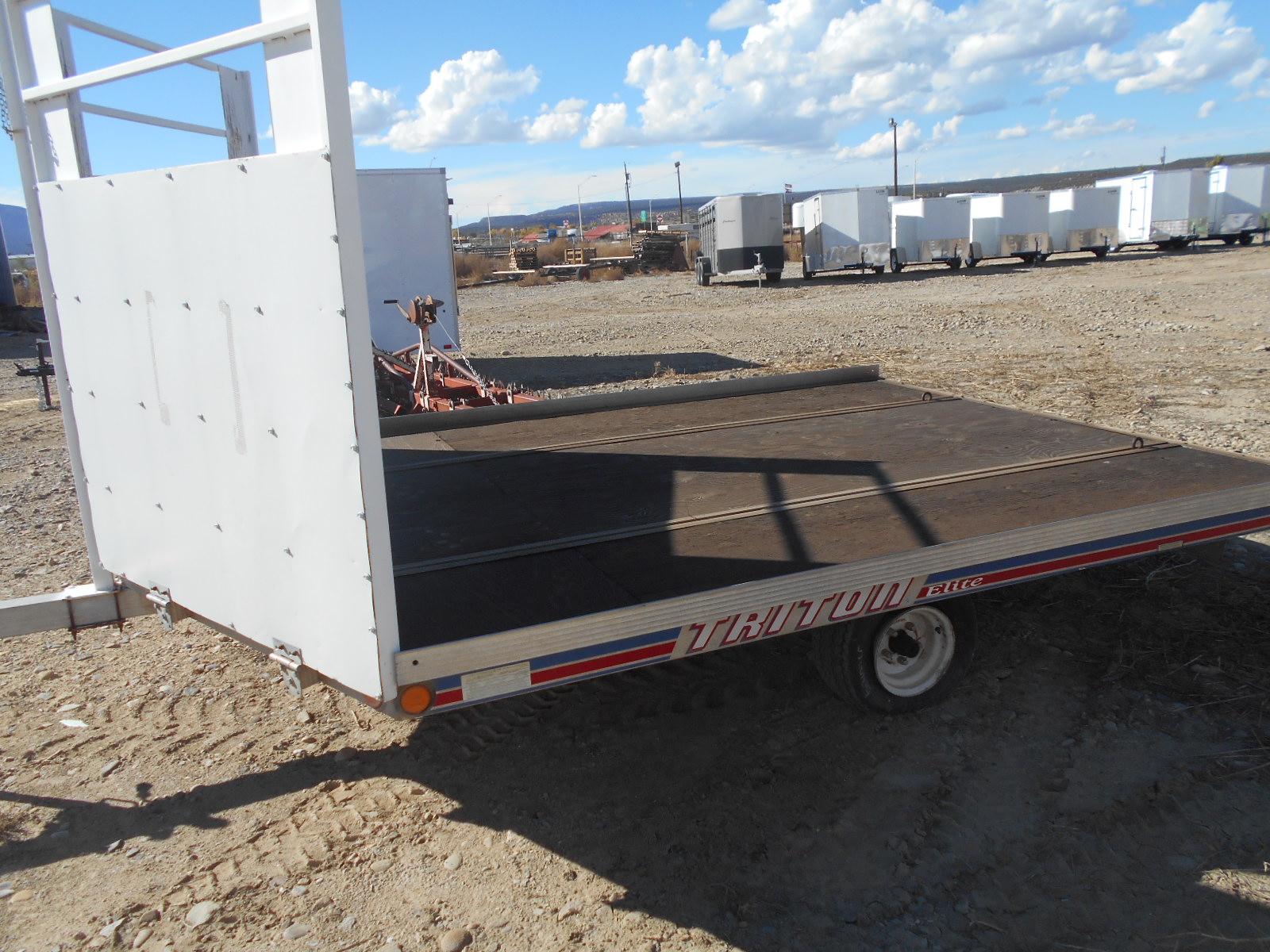 stock C31 USED 2000 7X12 TRITON SNOWTRAILER 002 Aces Auto Sales